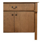 Madia con cassetti, marrone caldo - 78,5 L x 19,76 P x 32 H