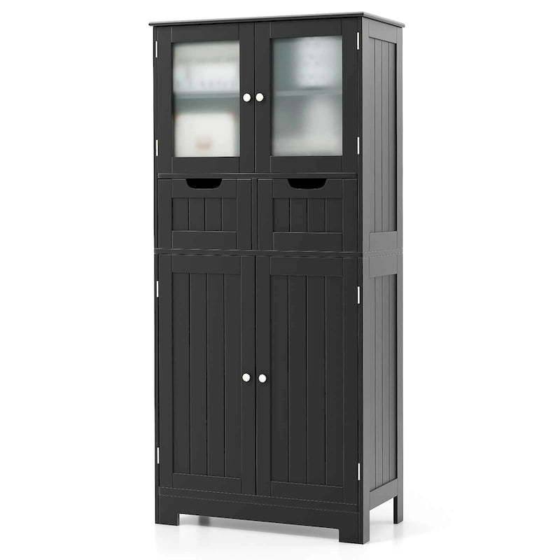 Mobiletto per bagno con 2 cassetti, armadietto da cucina