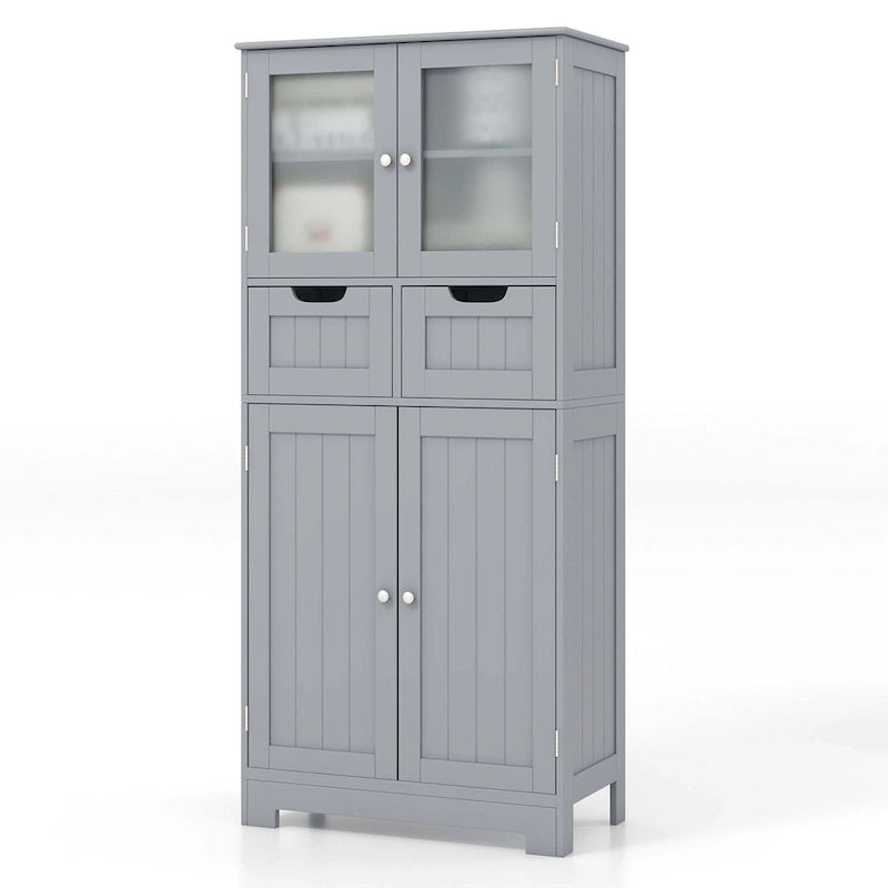 Mobiletto per bagno con 2 cassetti, armadietto da cucina
