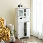 Mobiletto per bagno con 2 cassetti, armadietto da cucina