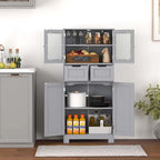 Mobiletto per bagno con 2 cassetti, armadietto da cucina