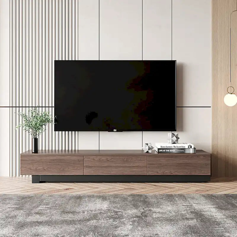 Mobile porta TV/consolle multimediale allungabile con 3 cassetti da 70-110 pollici