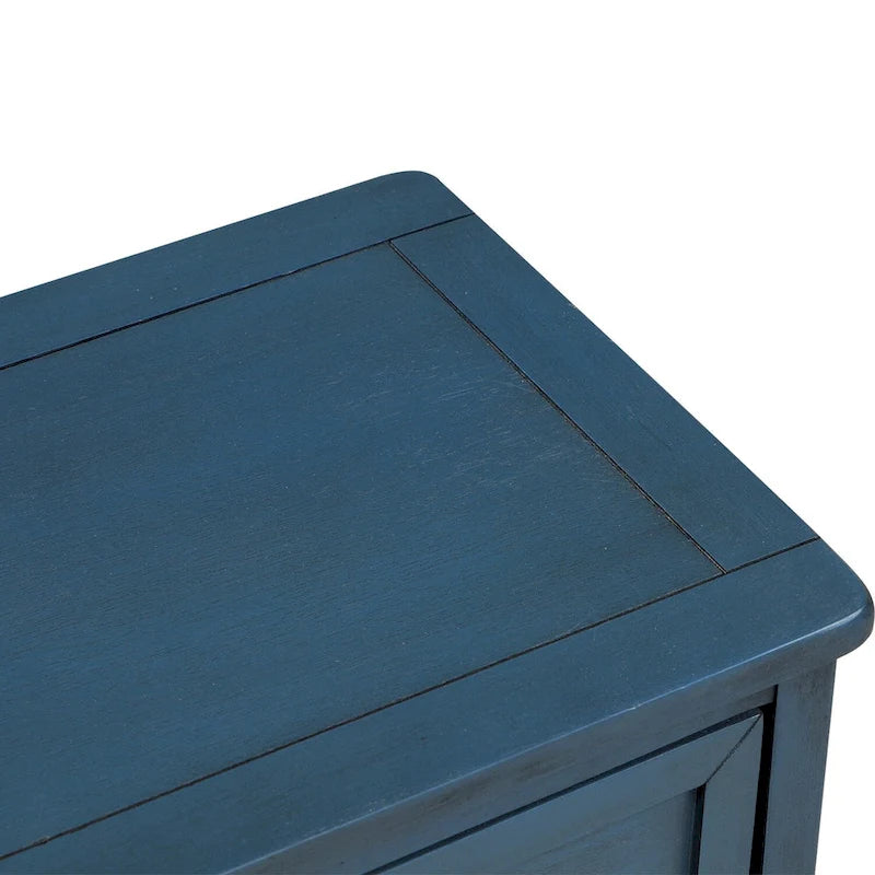 Mobiletto contenitore con 2 cassetti e 4 cestini in rattan classico
