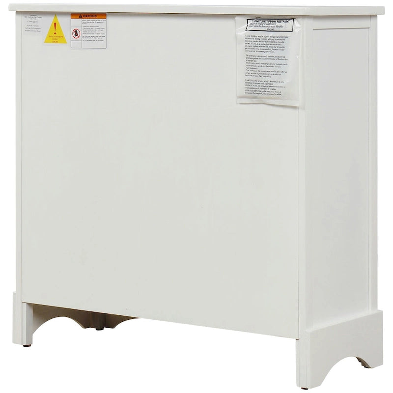 Mobiletto contenitore con 2 cassetti e 4 cestini in rattan classico