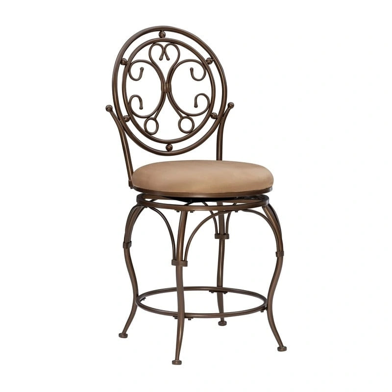 Sgabello da bancone Big & Tall Scroll Circle Back - N/A
