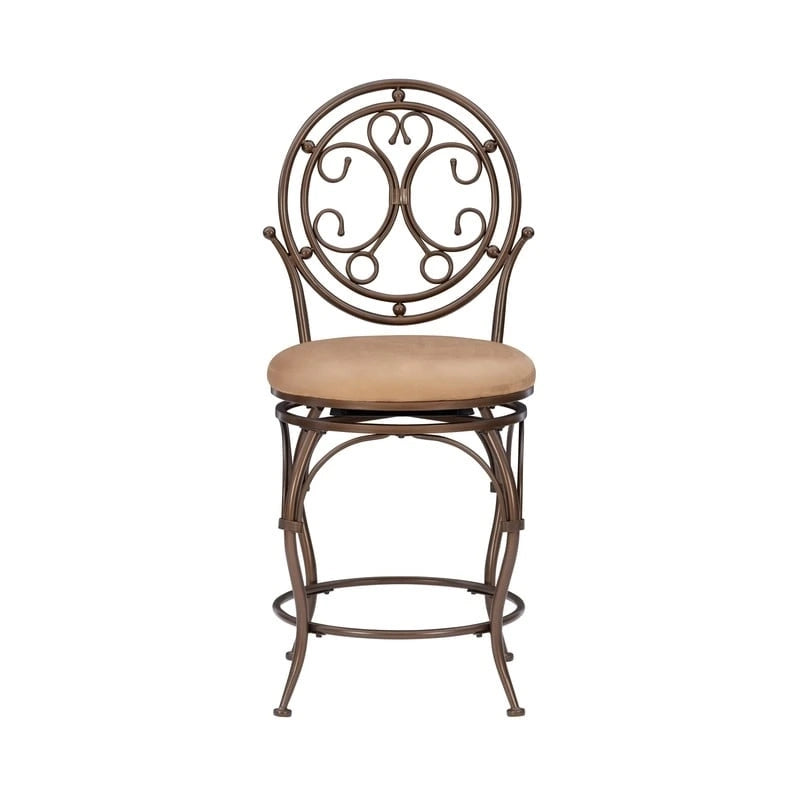 Sgabello da bancone Big & Tall Scroll Circle Back - N/A