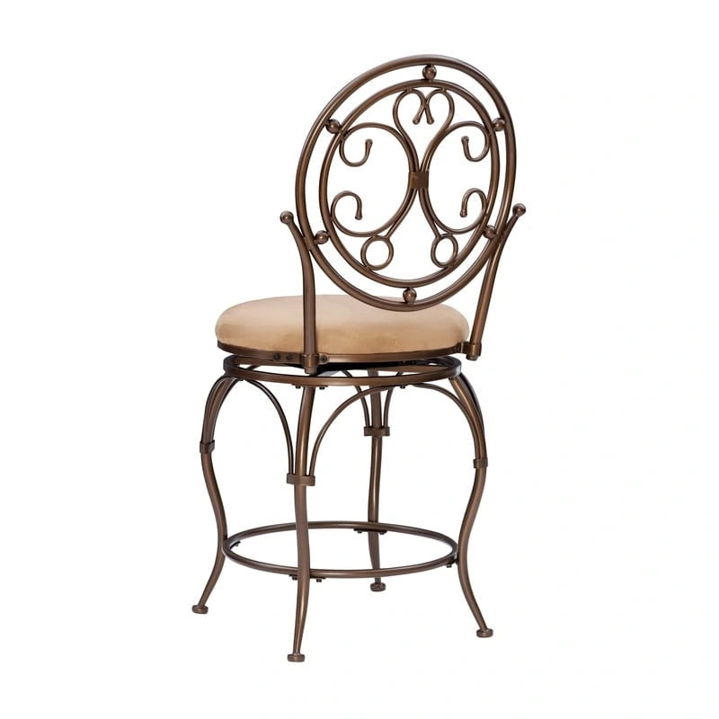 Sgabello da bancone Big & Tall Scroll Circle Back - N/A