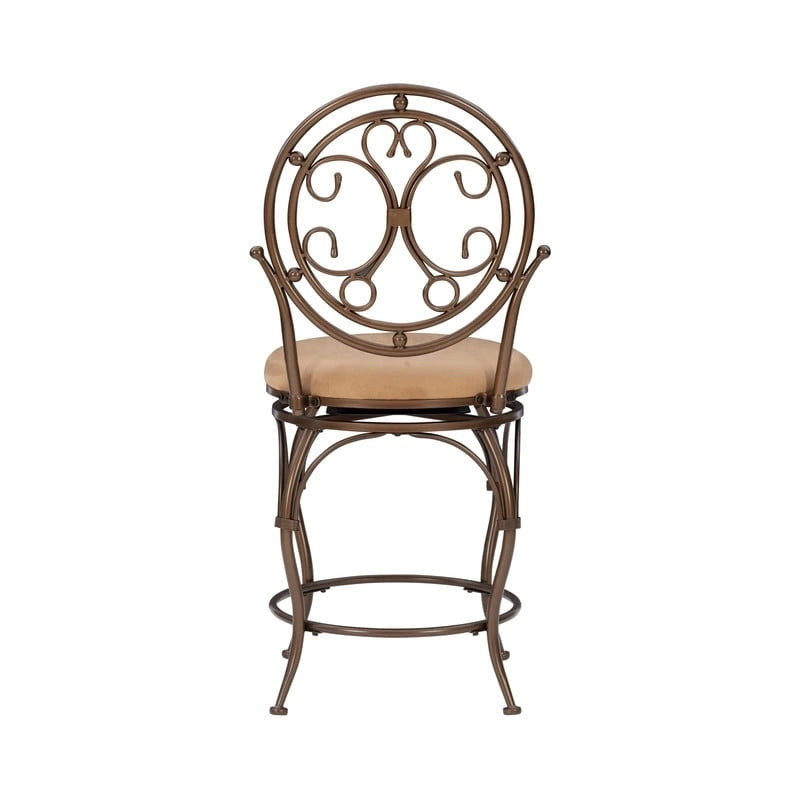 Sgabello da bancone Big & Tall Scroll Circle Back - N/A