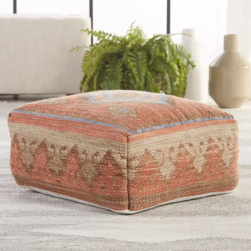 Pouf cubo Tribal per interni ed esterni - 20X20X8