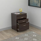 Classificatore a 3 cassetti color espresso
