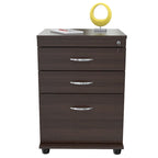 Classificatore a 3 cassetti color espresso
