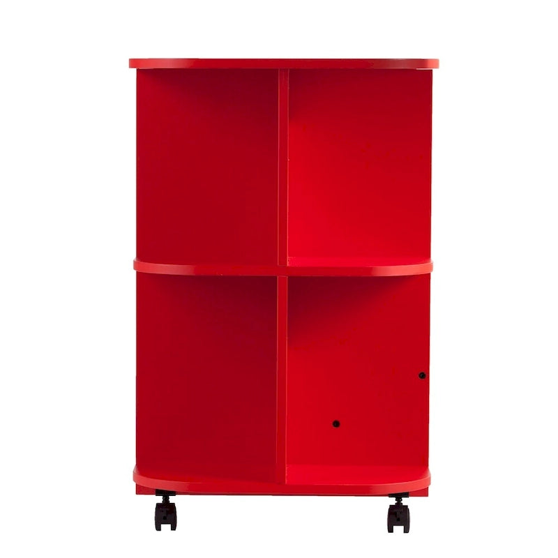 Tavolo da cucito pieghevole con ruote/Stazione artigianale Farmhouse Red