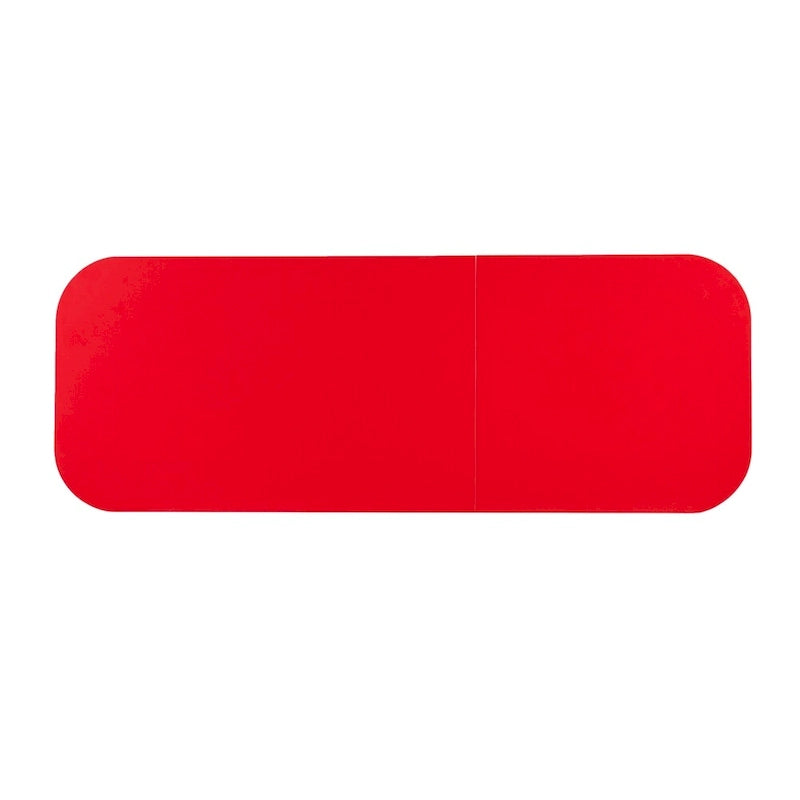Tavolo da cucito pieghevole con ruote/Stazione artigianale Farmhouse Red