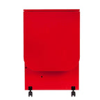 Tavolo da cucito pieghevole con ruote/Stazione artigianale Farmhouse Red
